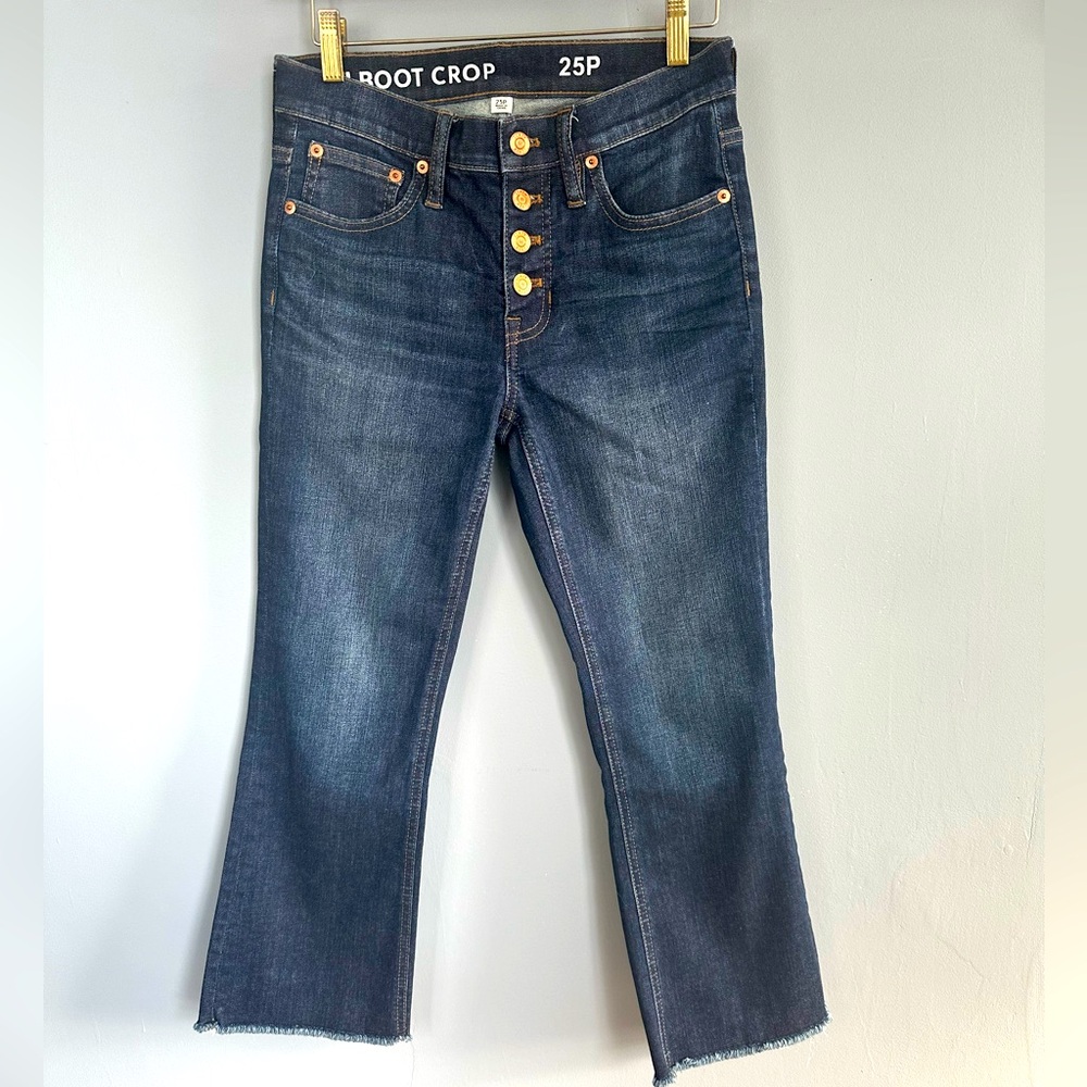 JCrew Demi Boot Crop Jeans 25P